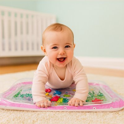 Tapis d'eau bébé dans sa chambre