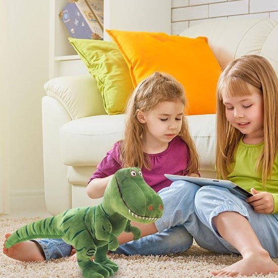 Dinosaure peluche | Ultra - doux - BEBE JEAJAD