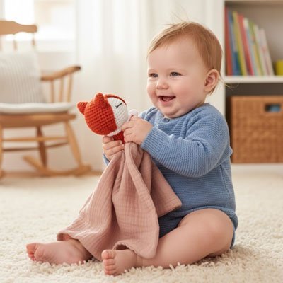 Doudou bebe | Renard - doux - BEBE JEAJAD