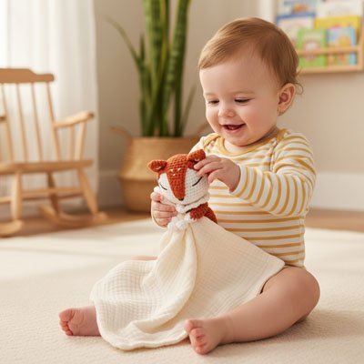 Doudou bebe | Renard - doux - BEBE JEAJAD