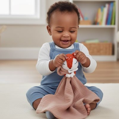 doudou bebe renard doux garçon