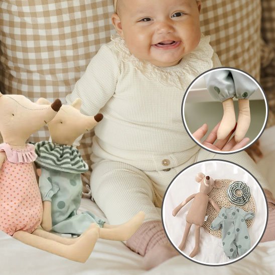 Doudou souris | Pretty moise™ - BEBE JEAJAD