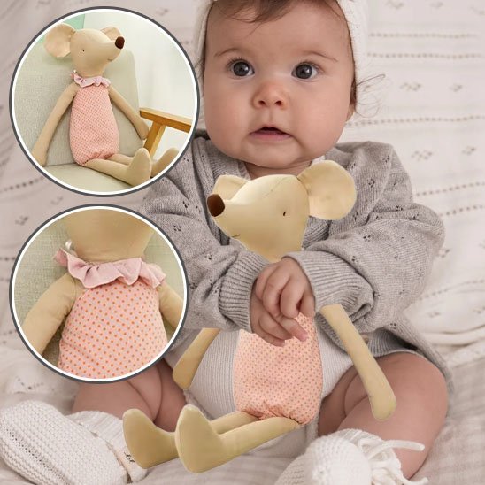 Doudou souris | Pretty moise™ - BEBE JEAJAD