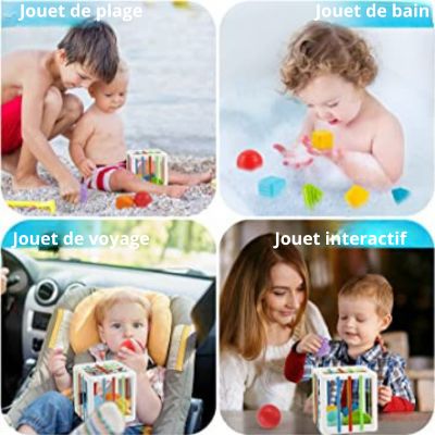Formita™ Cube d'activité de Développement et d'éveil - BEBE JEAJAD