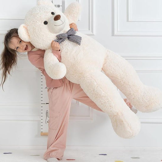 Ours en peluche tendresse blanc