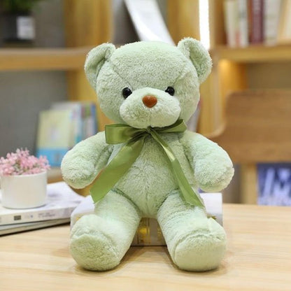 Ours en peluche ultra doux vert