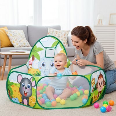 Piscine a balle bebe | Éveil Sensoriel - BEBE JEAJAD