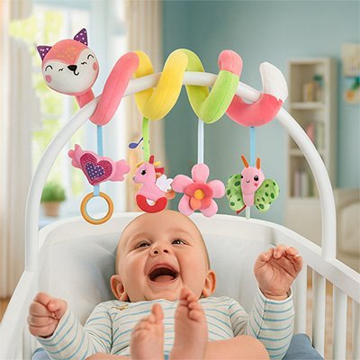 Spirale d'activité bébé | Éveil Coloré - BEBE JEAJAD