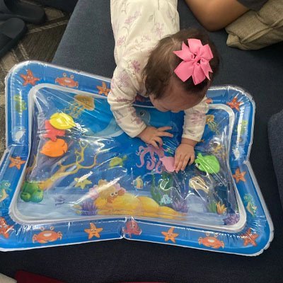 tapis d eau bébé sensoriel splash