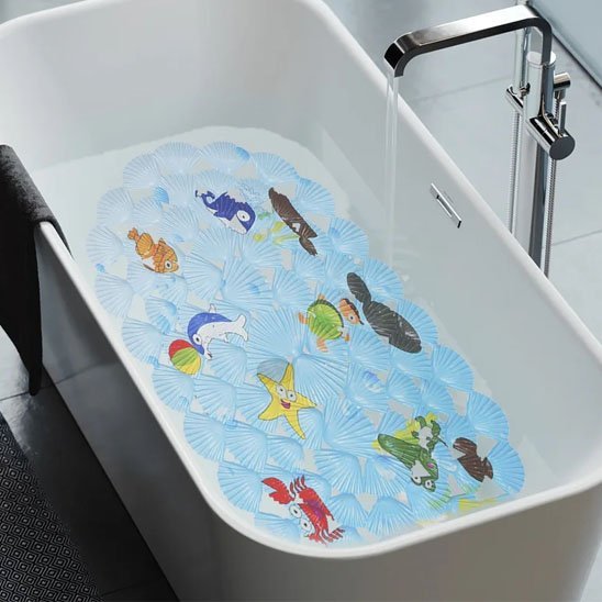 Tapis de bain pour bébé| Antidérapant Sécurité - BEBE JEAJAD