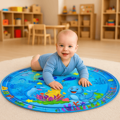 Tapis d'éveil bébé | aqua Blue - BEBE JEAJAD