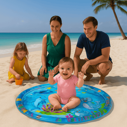 Tapis d'éveil bébé | aqua Blue - BEBE JEAJAD