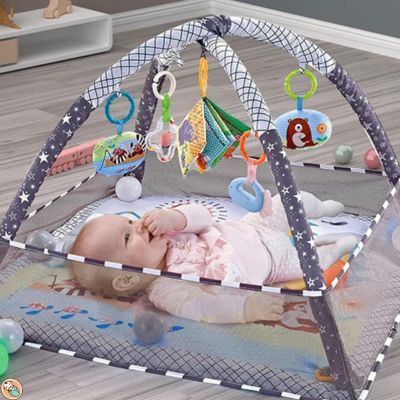 Tapis d'éveil bébé montessori | Borders™ - BEBE JEAJAD