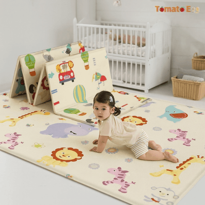 Tapis d'éveil bébé pliable | Tapidou - BEBE JEAJAD