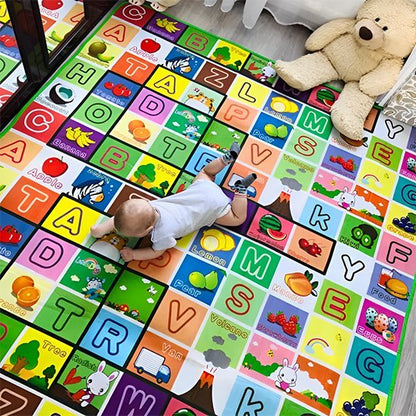 Tapis d'éveil sensoriel coloré éducatif 1